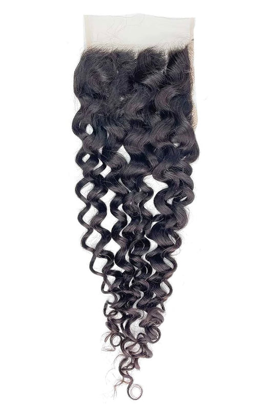 Closure HD & Transparent Lace - Water Curly