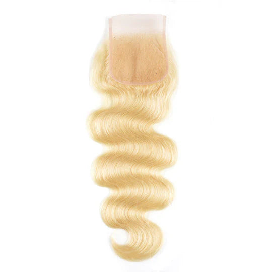 Russian Blonde Closure HD & Transparent Lace - Body Wave