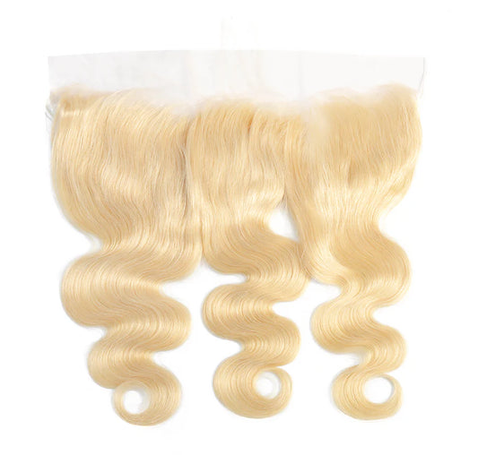 Russian Blonde Frontal HD & Transparent Lace - Body Wave